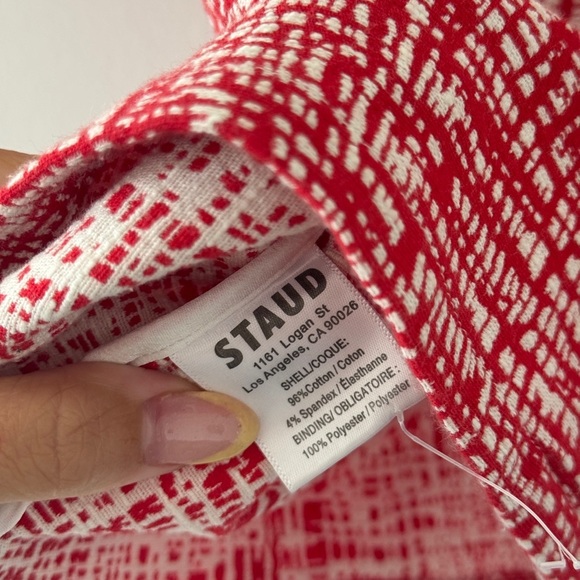 STAUD Nicola Red Top S - Picture 7 of 8